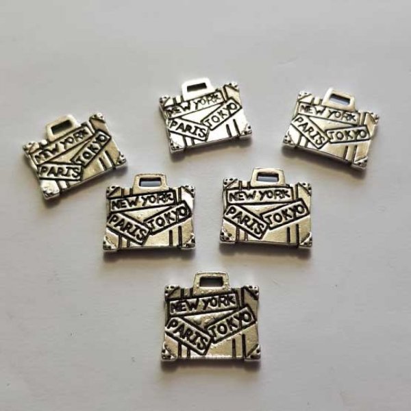 Charm Bag N&deg;26 Maleta Plata