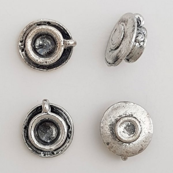 Charm Taza y Plato N&deg;01 cocina Plata