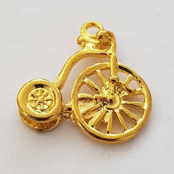 Breloque V&eacute;lo N&deg;02 Dor&eacute;