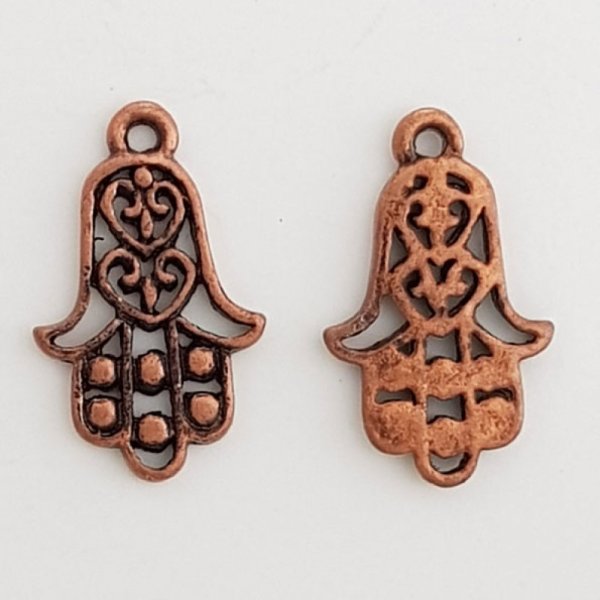 Hamsa mano N&deg;02 Bronce