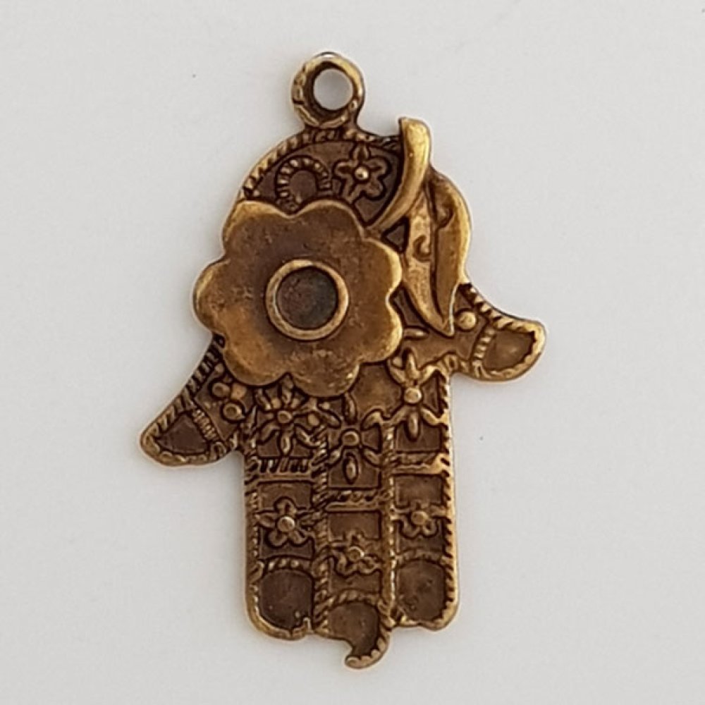 Hamsa mano N°03 Bronce