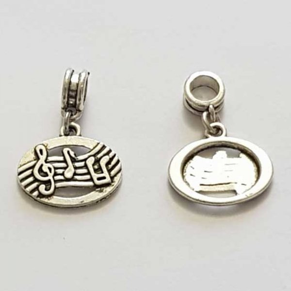 Breloque musique N&deg;37 Argent