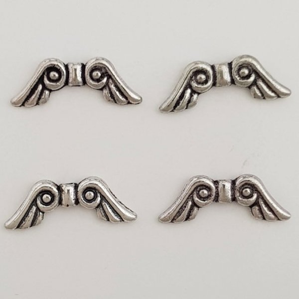Wings Charms N&deg;04 Plata