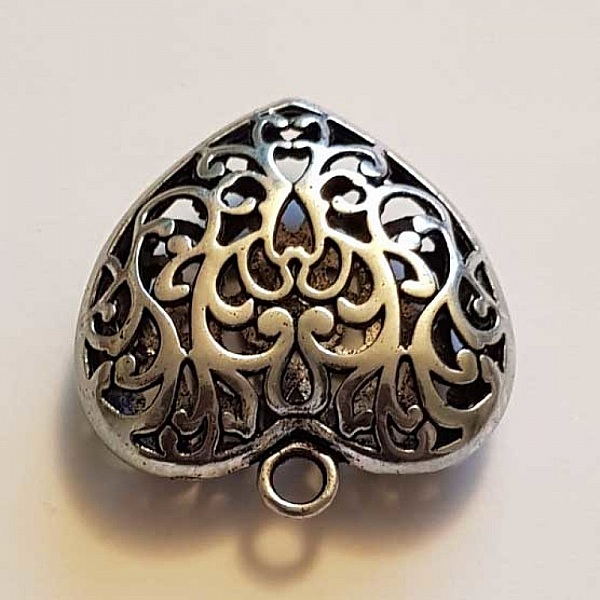 Breloques C&oelig;ur N&deg;43 Argent