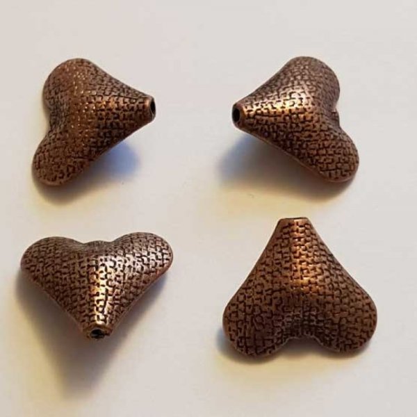 Breloques C&oelig;ur N&deg;44 Bronze