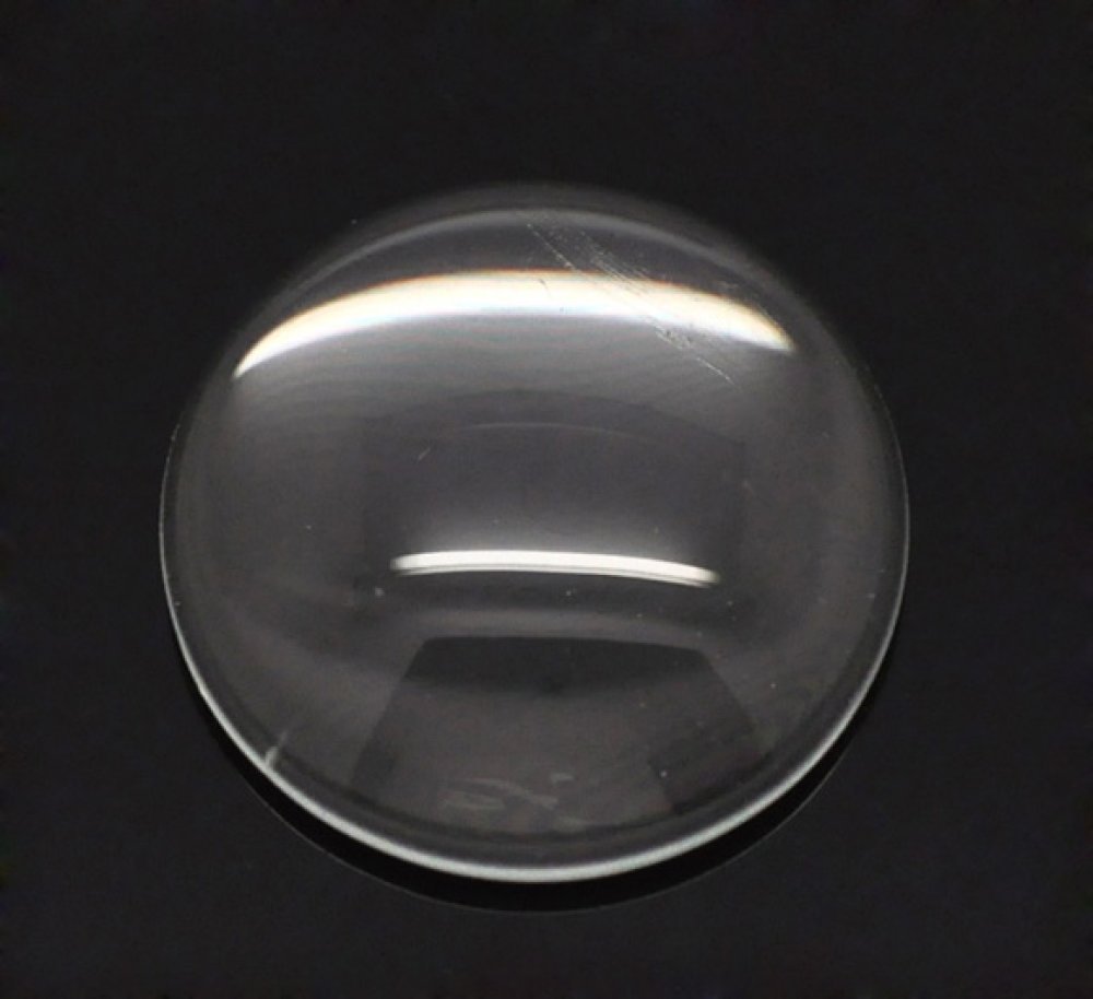 Cabochon Redondo 14 mm en vidrio transparente N°04