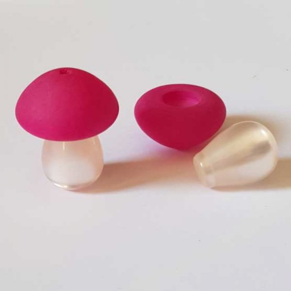 Champignon Polaris Mat/Brillant 32 x 25 mm N&deg;01