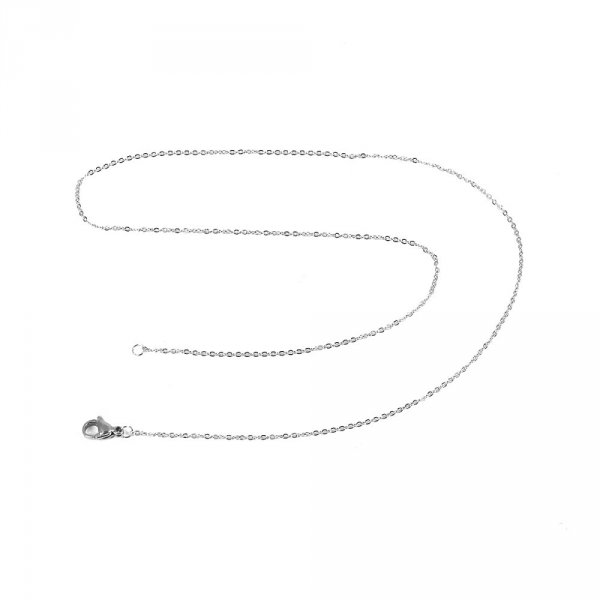 Collar N&deg;06-00 de acero inoxidable, 46 cm de longitud