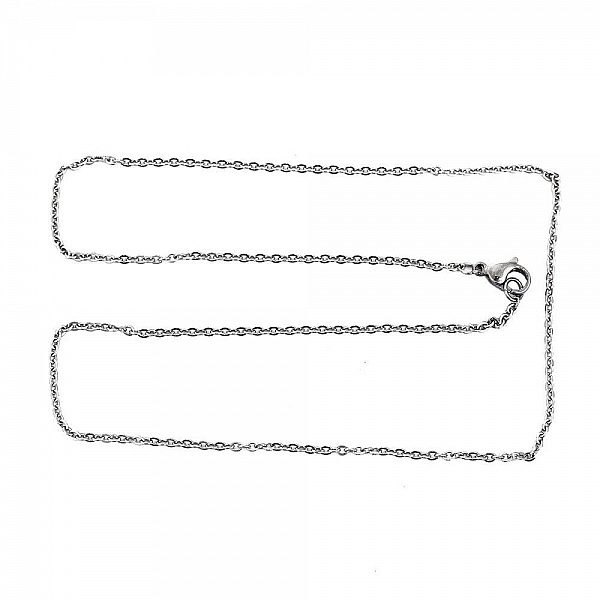 Collar N&deg;06-01 de acero inoxidable, 45,5 cm