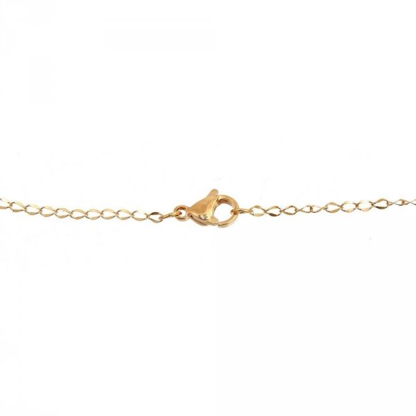 Collar N&deg;07 de acero inoxidable, 45 cm (18")