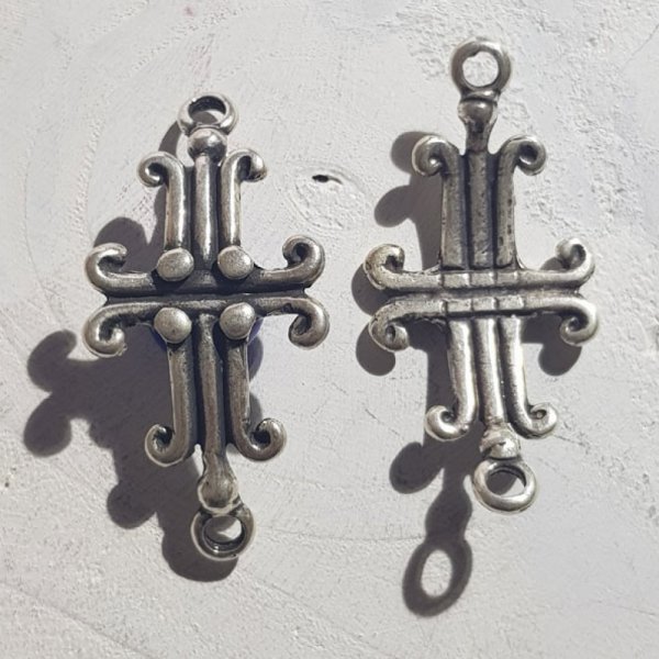 Conector Zamak 04 mm N&deg;02 Plata