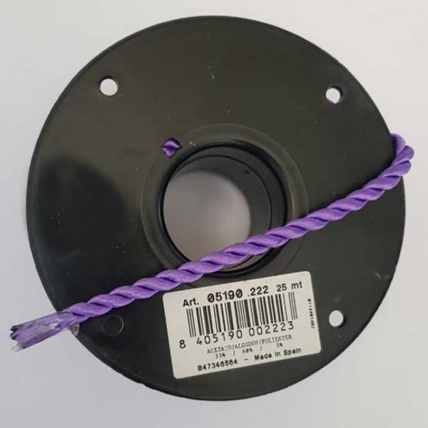 Cordon Rond Tress&eacute; 5 mm Violet N&deg;04