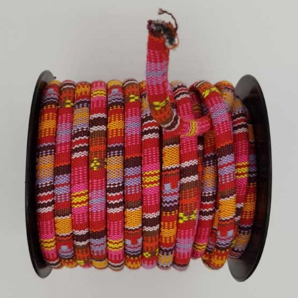 Cord&oacute;n espagueti redondo N&deg;01 Rosa x 1 metro