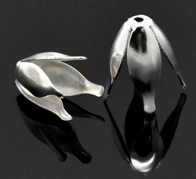 Taz&oacute;n de aleaci&oacute;n de hierro Flor de plata x 200