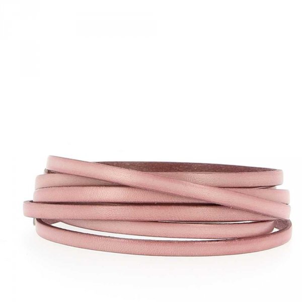 06 mm Violetta Cuero Liso por 20 cm