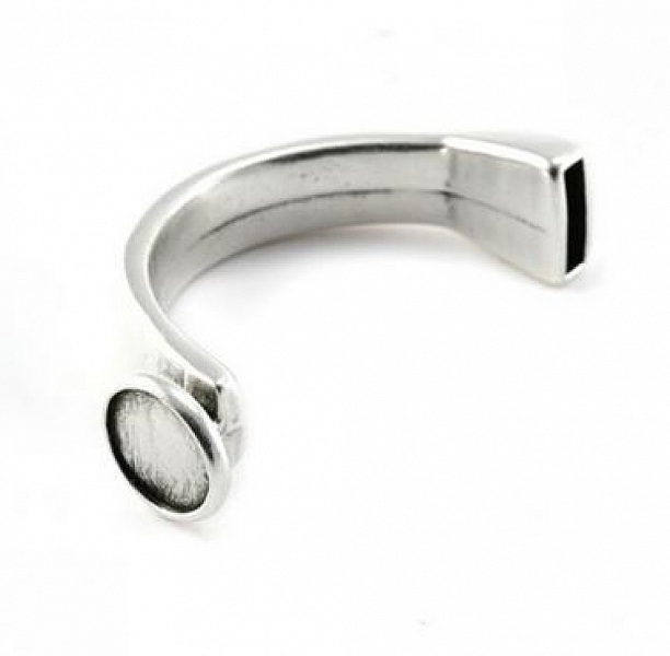 Media pulsera de zamak 12 mm x 03 mm