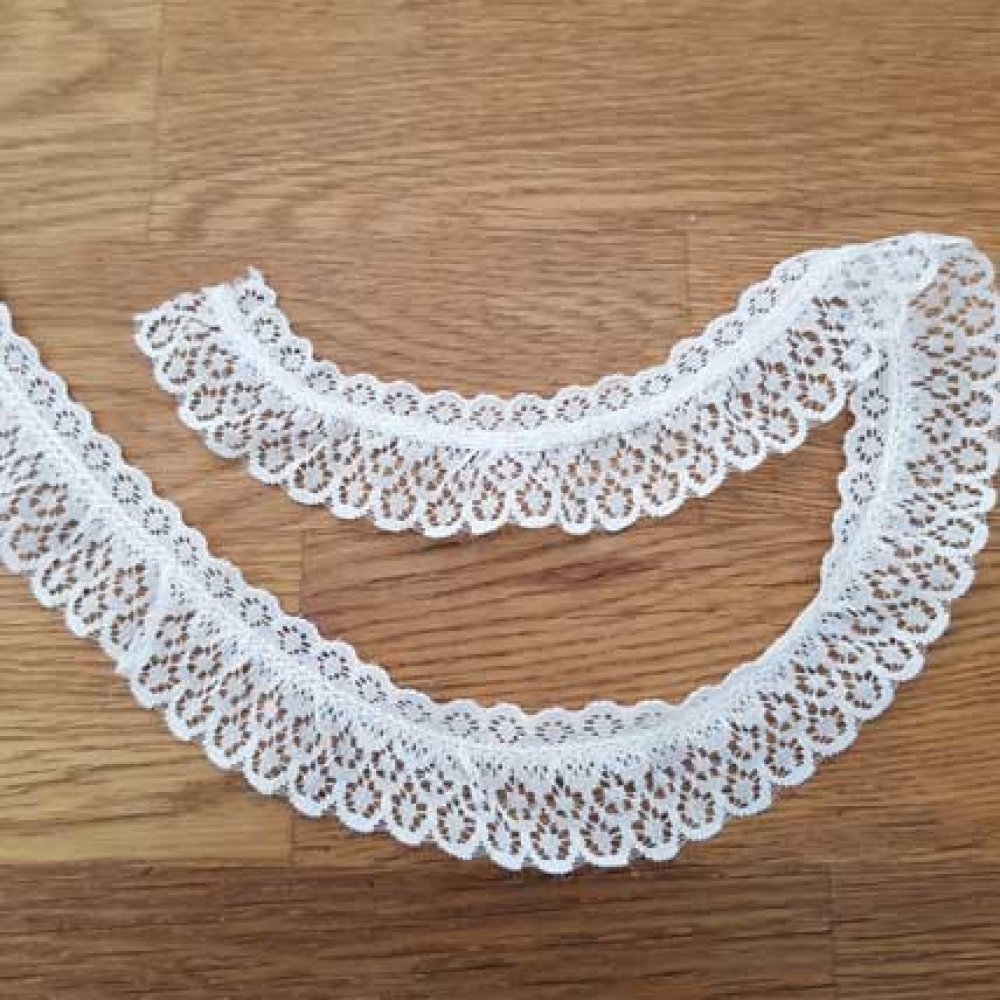 Dentelle Blanc 30 mm N°01