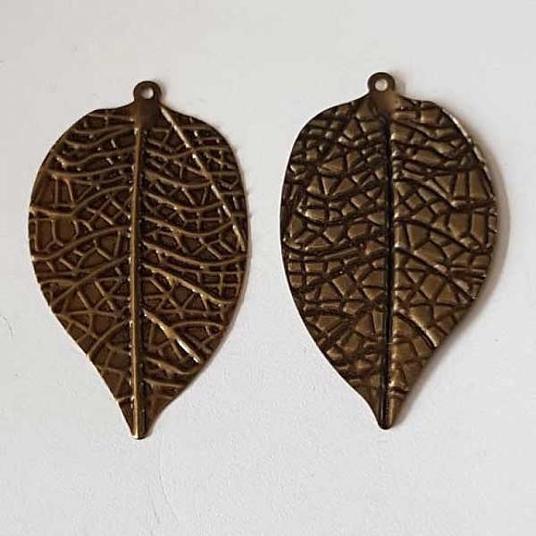 Estampe N&deg;31 Feuille 46 mm Bronze