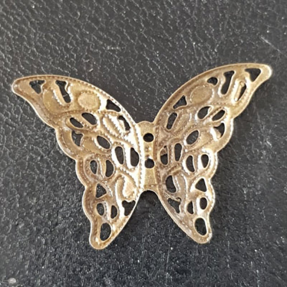 Sello filigrana mariposa bronce N°05