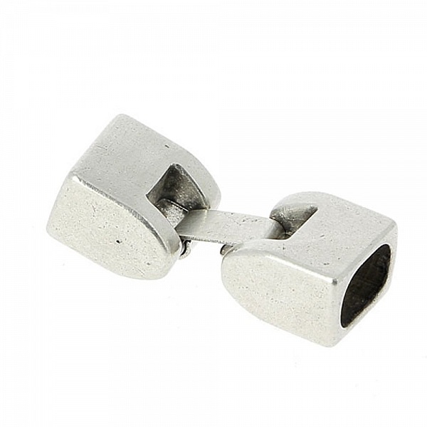 Cierre de gancho de zamak para cuero 10 mm R&eacute;galiz