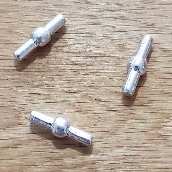 Cierre cord&oacute;n hueco PVC 5 mm plata