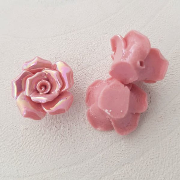 Flor Loza 15 mm N&deg;02-08 Rosa claro