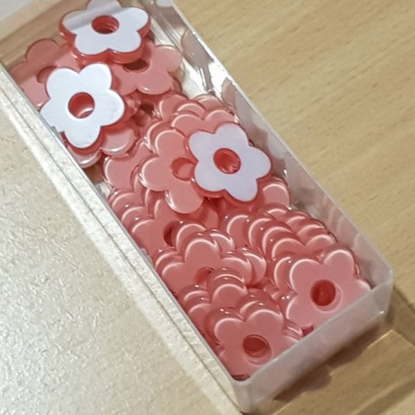 Flor Sint&eacute;tica 27 mm Rosa