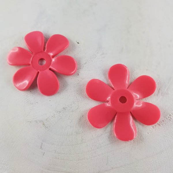 Flor sint&eacute;tica N&deg;01 Rosa oscuro