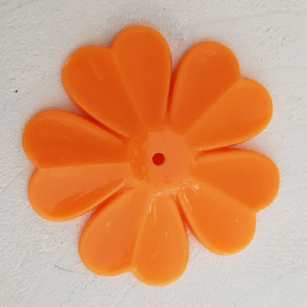 Flor sintética N°01-01 naranja