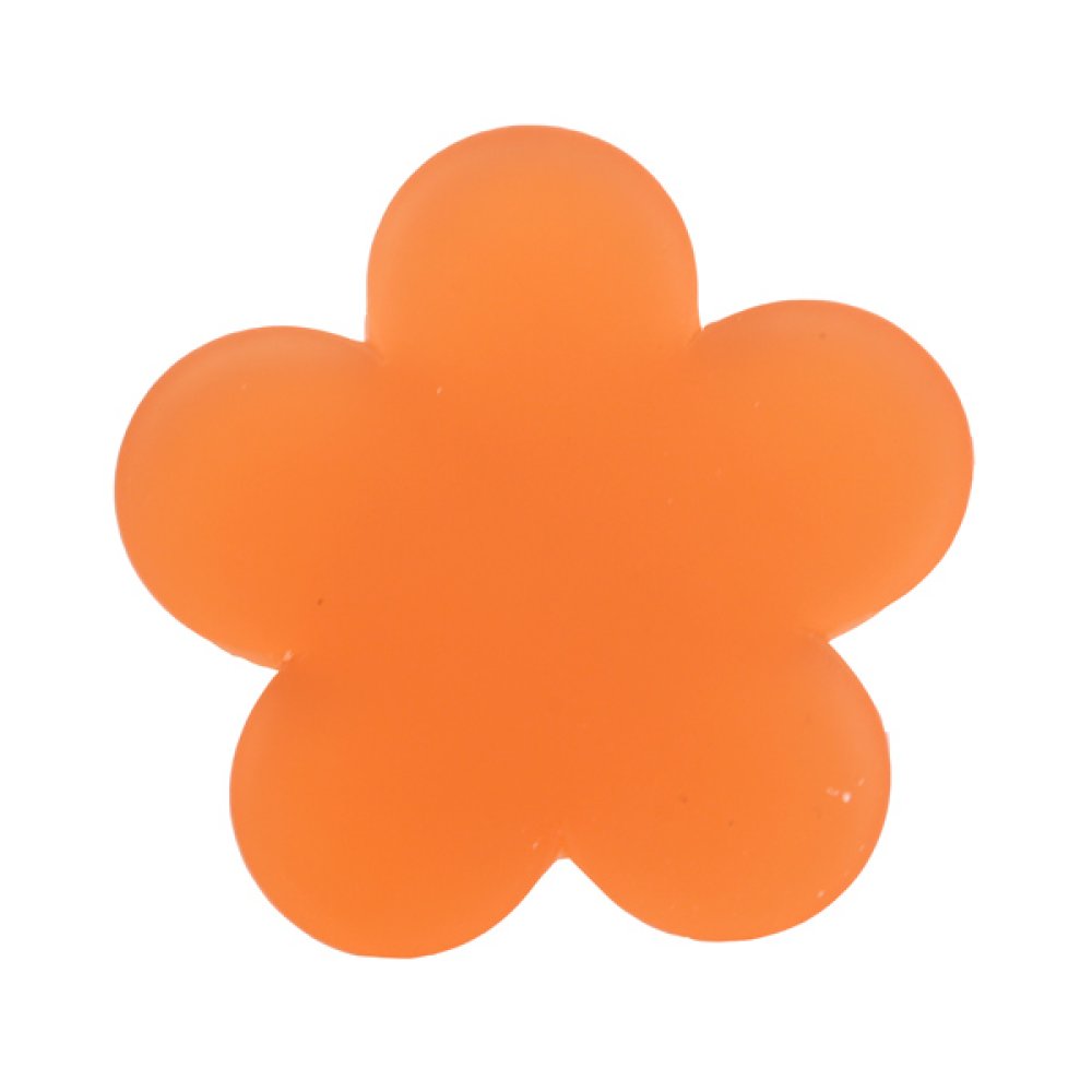 Fleur pvc 26 mm Orange Opaline