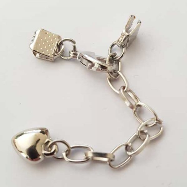 Kit de corbata coraz&oacute;n con cierre de langosta 6 mm