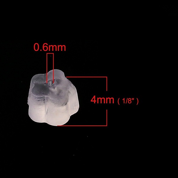Lote de 600 almohadillas N&deg;01 (es decir, 300 pares) para pendientes.