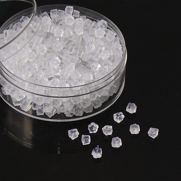 Lote de 600 almohadillas N&deg;01 (es decir, 300 pares) para pendientes.