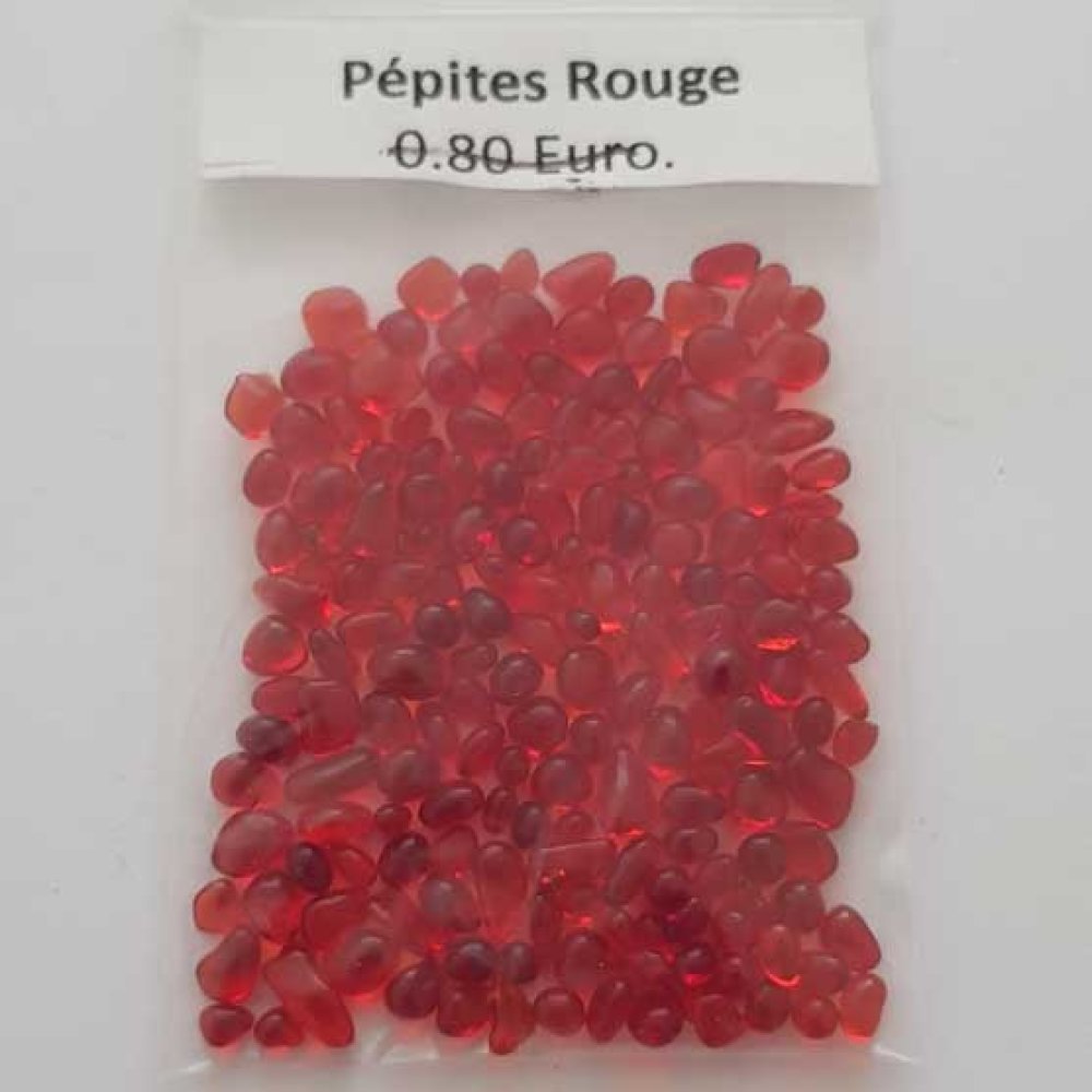 Micro bille Pépite Rouge sachet de 4 Grammes