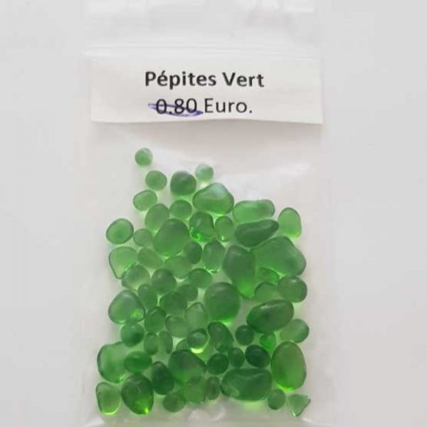 Micro bille P&eacute;pite Vert sachet de 4 Grammes
