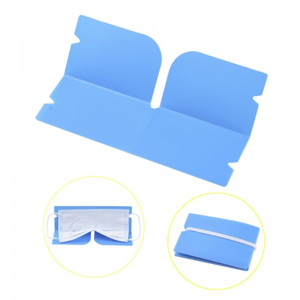 Clip organizador de pl&aacute;stico azul oscuro