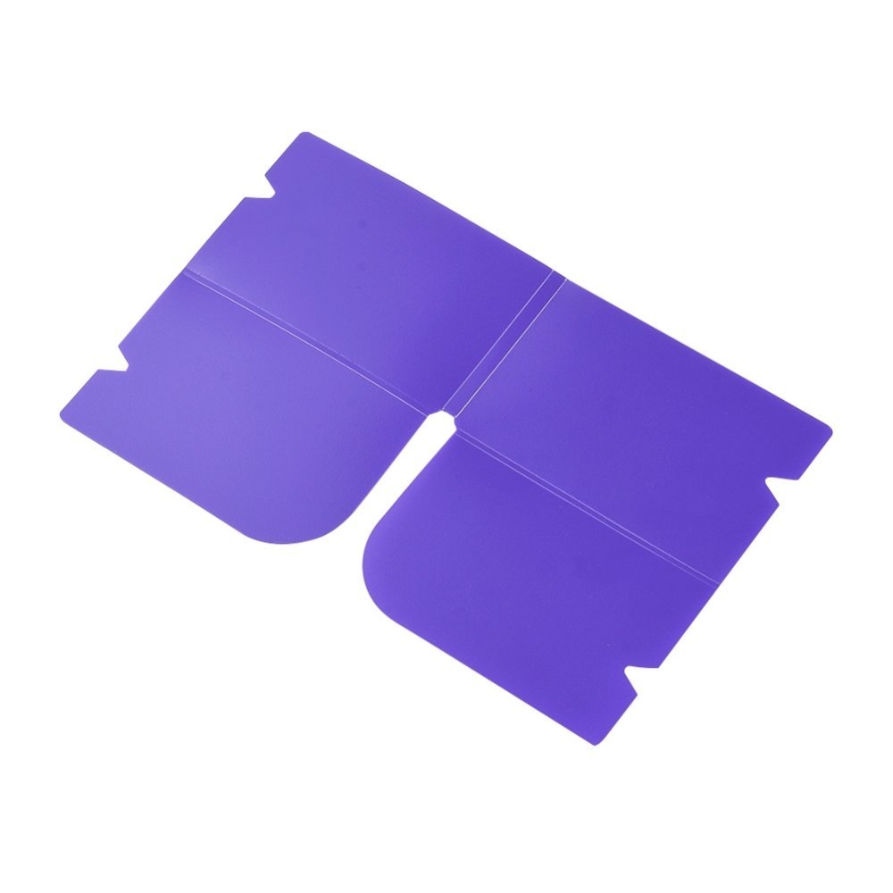 Clip organizador de plástico morado