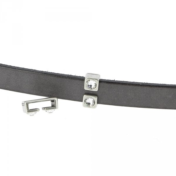 10 mm Zamak pasante N&deg;23 Plata