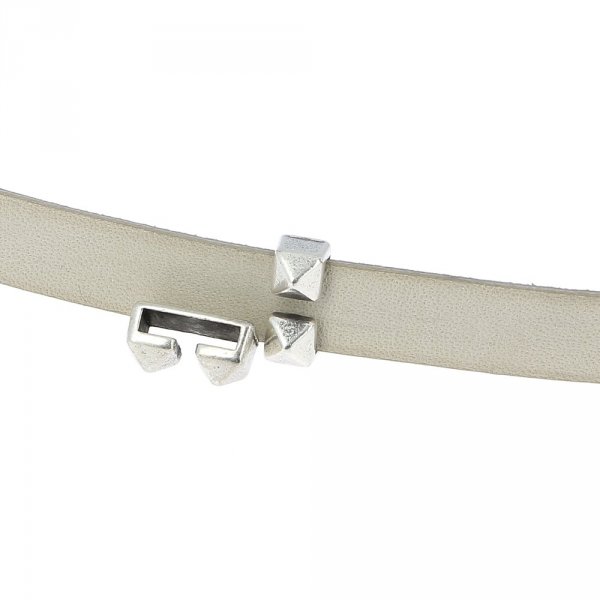 10 mm Zamak pasante N&deg;24 Plata