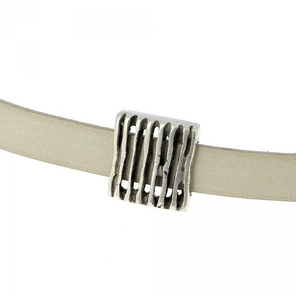 10 mm Zamak pasante N&deg;33 Plata