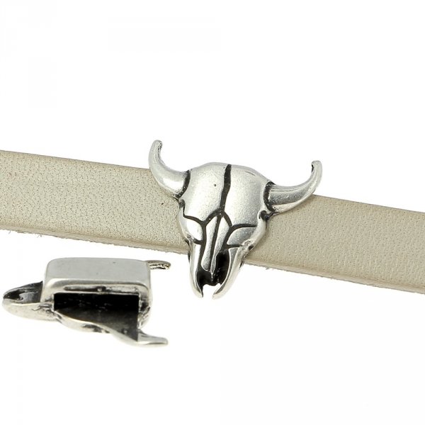 Pasamuros de zamak de 10 mm N&deg;48 Plata