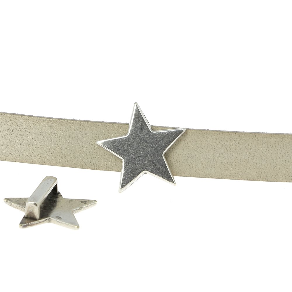 10 mm Zamak pasante N°49 Plata