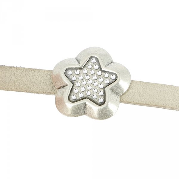 10 mm Zamak pasante N&deg;54 Plata