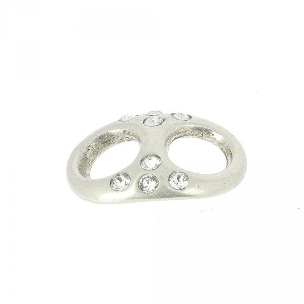 10 mm Zamak pasante N&deg;55 Plata