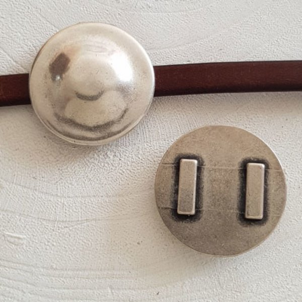 13 mm Zamak pasante N&deg;14 Plata