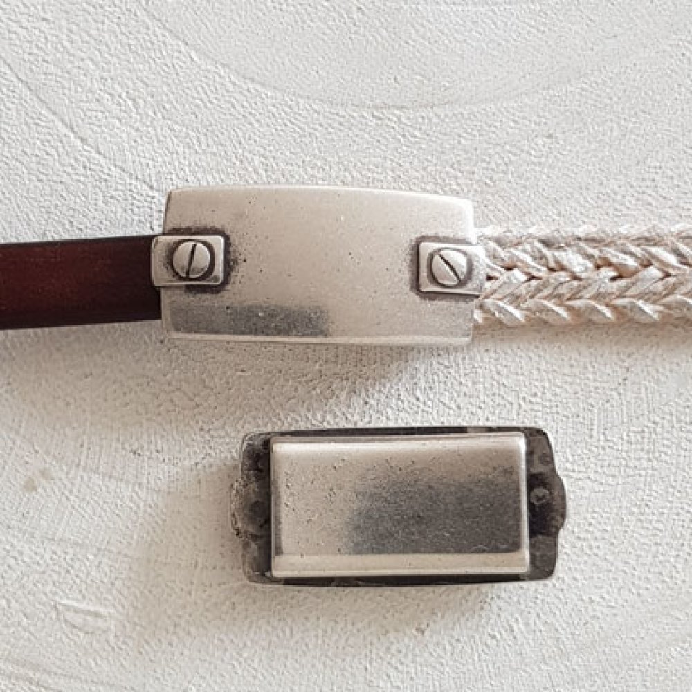 13 mm Zamak Pasaje N°20 Plata