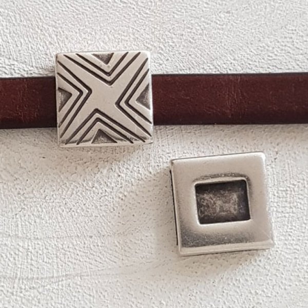 13 mm Zamak pasante N&deg;21 Plata