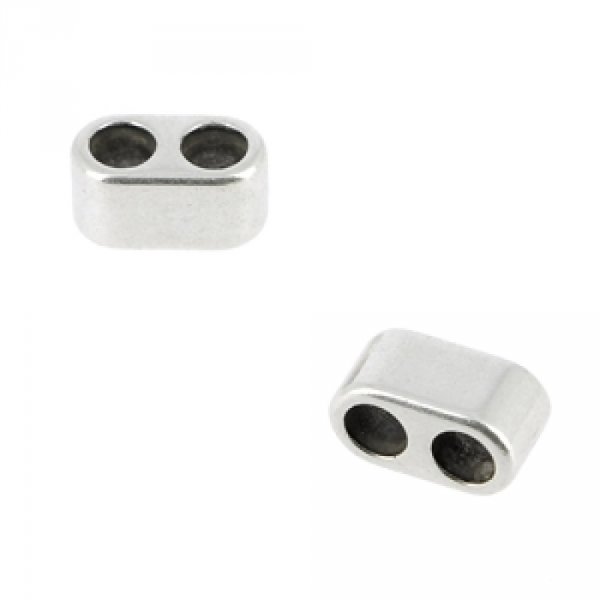 Passant 5 mm en Zamak N&deg;09 Argent Double