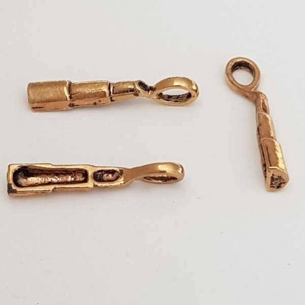 Pendentif Style Longue Vue Vieil Or N&deg;01