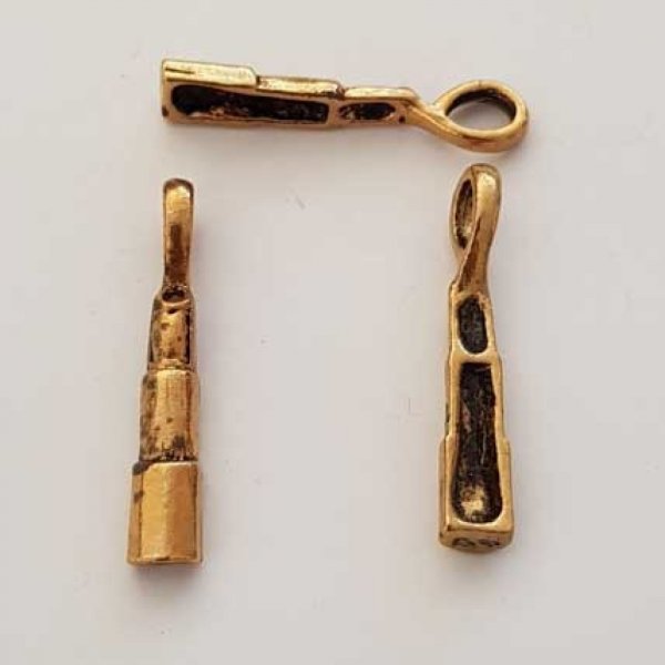 Pendentif Style Longue Vue Vieil Or N&deg;01